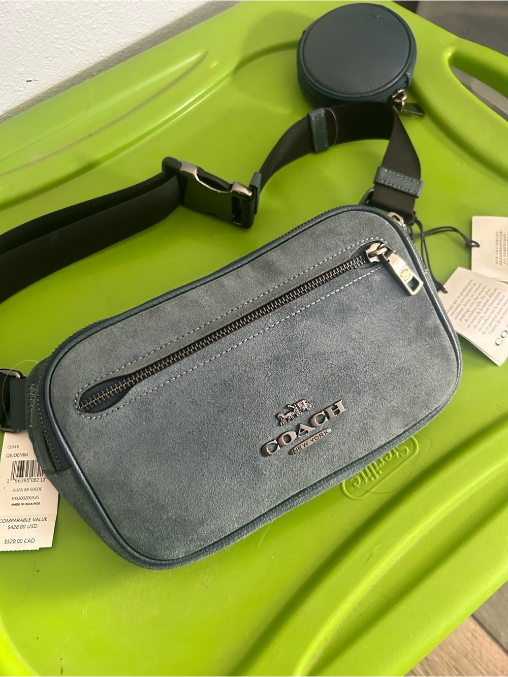 Coach Men's Crossover in Slate Navy